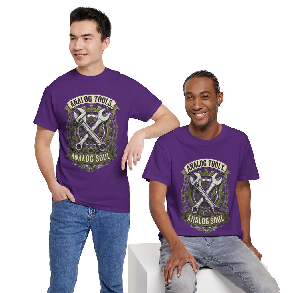 Analog Tools Analog Soul Tee — Vintage Mechanic Gear T-Shirt
