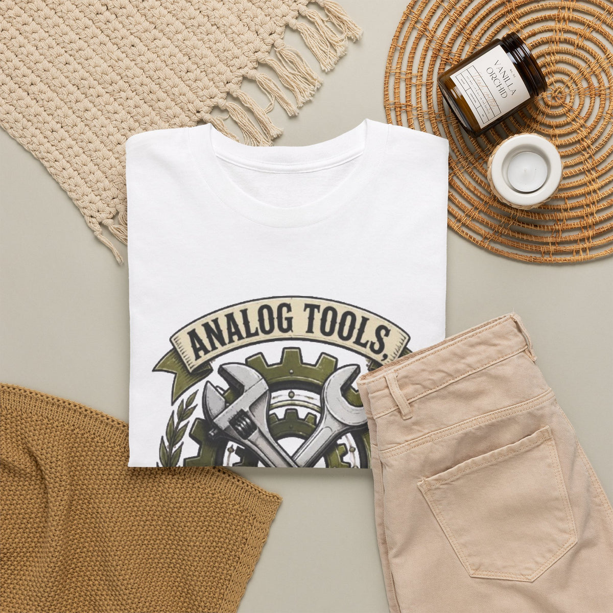 Analog Tools Analog Soul Tee — Vintage Mechanic Gear T-Shirt