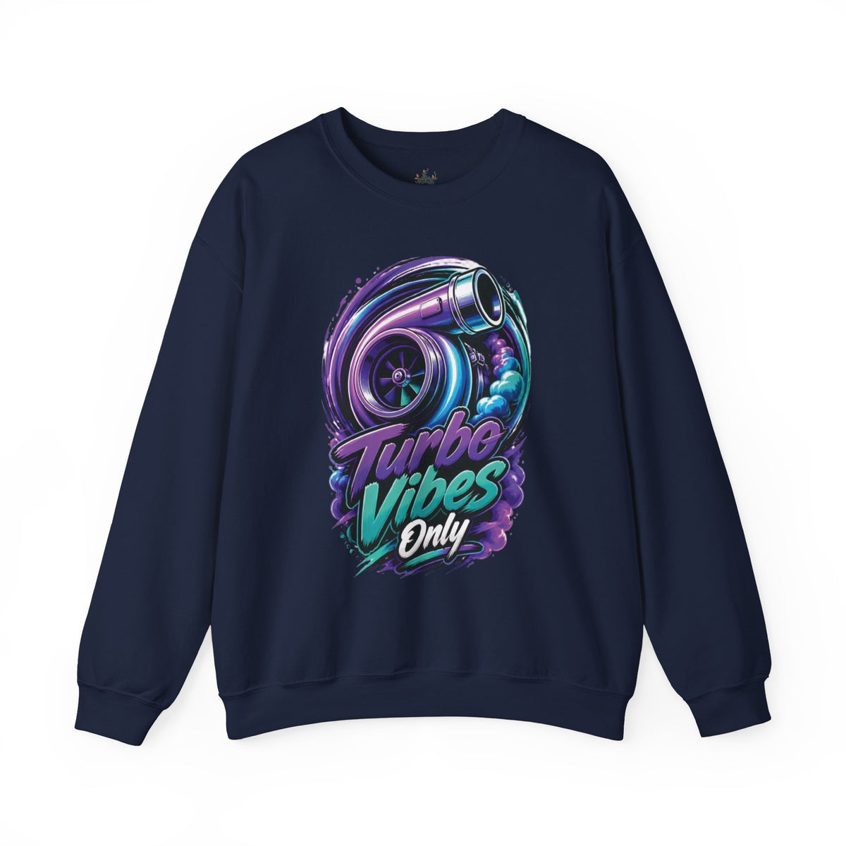 Crewneck Sweatshirt — Turbo Vibes Only Performance Graphic