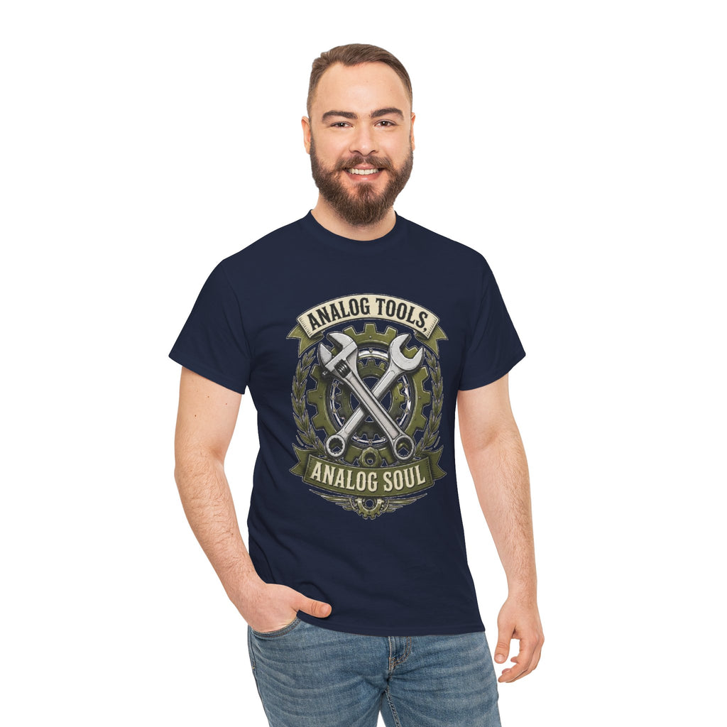 Analog Tools Analog Soul Tee — Vintage Mechanic Gear T-Shirt