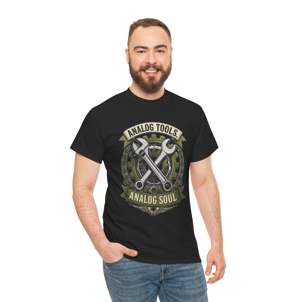 Analog Tools Analog Soul Tee — Vintage Mechanic Gear T-Shirt
