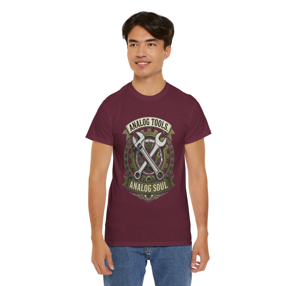 Analog Tools Analog Soul Tee — Vintage Mechanic Gear T-Shirt