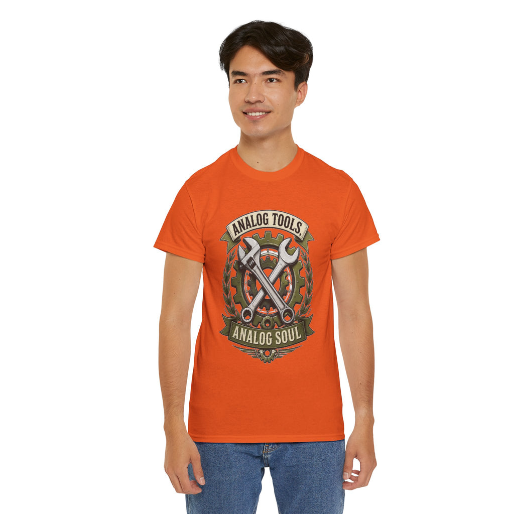 Analog Tools Analog Soul Tee — Vintage Mechanic Gear T-Shirt
