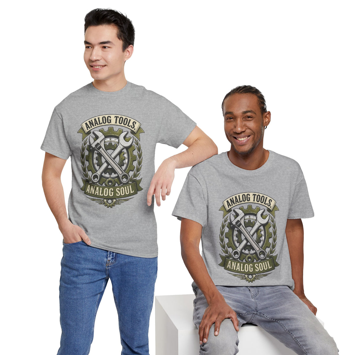 Analog Tools Analog Soul Tee — Vintage Mechanic Gear T-Shirt