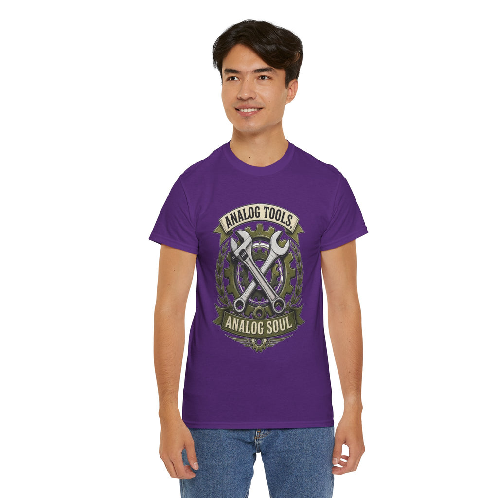 Analog Tools Analog Soul Tee — Vintage Mechanic Gear T-Shirt