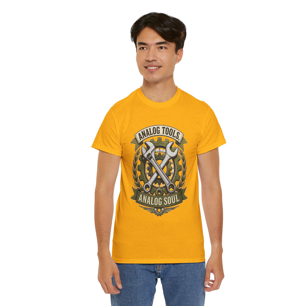 Analog Tools Analog Soul Tee — Vintage Mechanic Gear T-Shirt