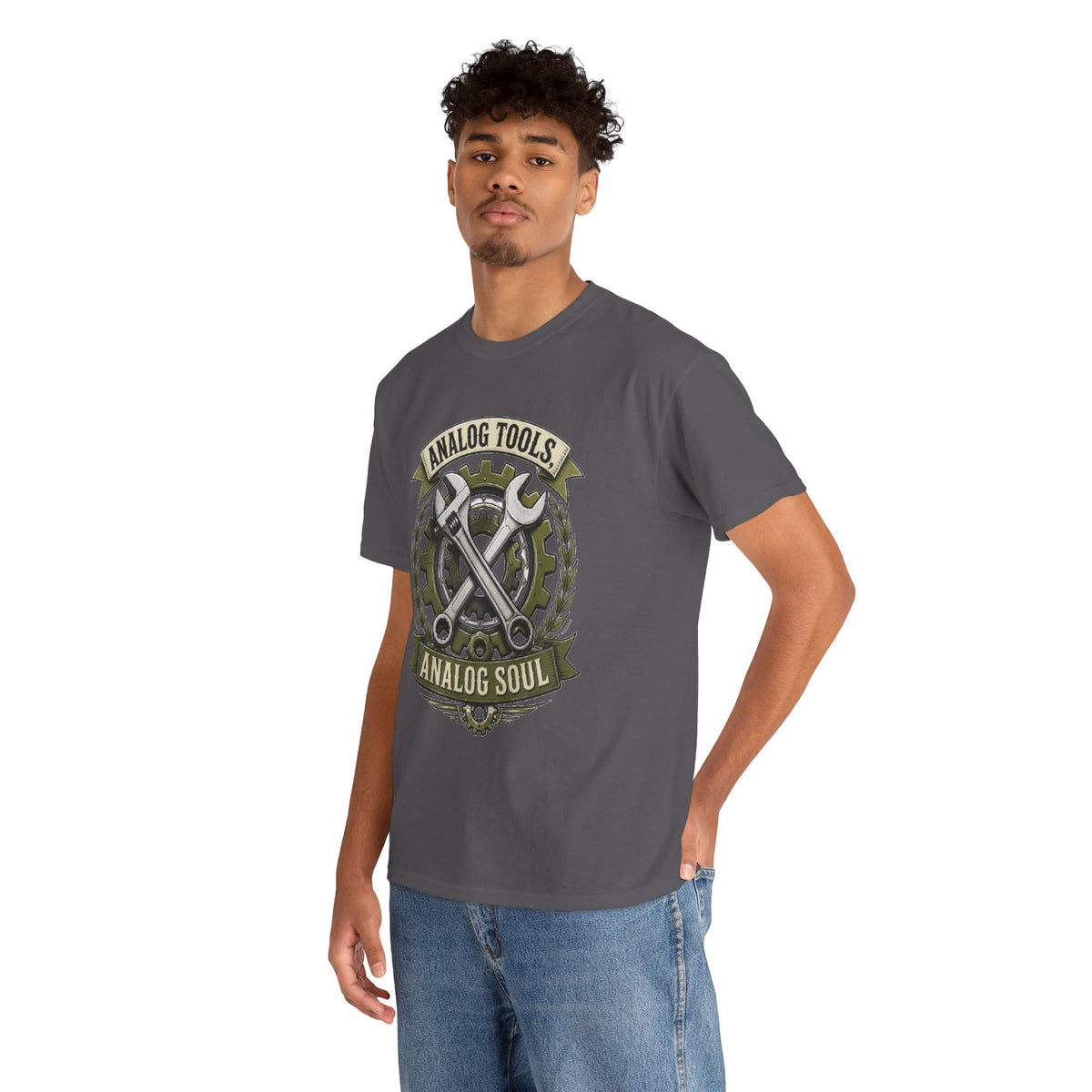 Analog Tools Analog Soul Tee — Vintage Mechanic Gear T-Shirt