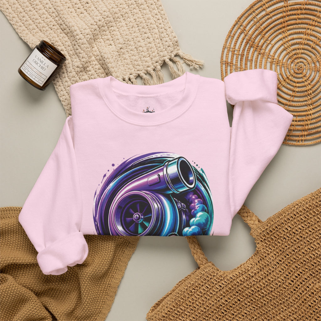 Crewneck Sweatshirt — Turbo Vibes Only Performance Graphic