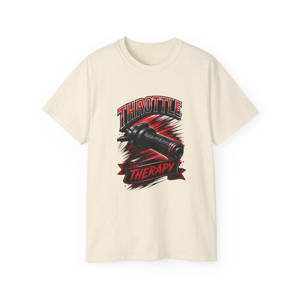 Throttle Therapy Tee – Motorcycle Spark Plug Racing T‑Shirt