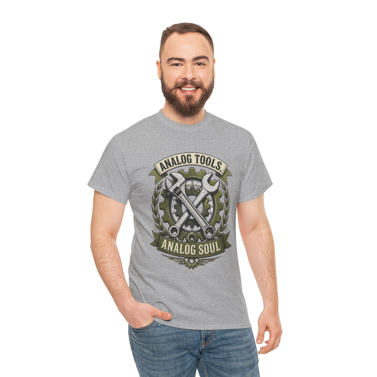 Analog Tools Analog Soul Tee — Vintage Mechanic Gear T-Shirt