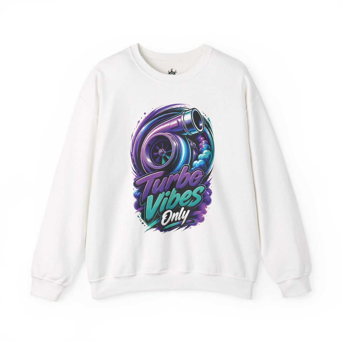 Crewneck Sweatshirt — Turbo Vibes Only Performance Graphic