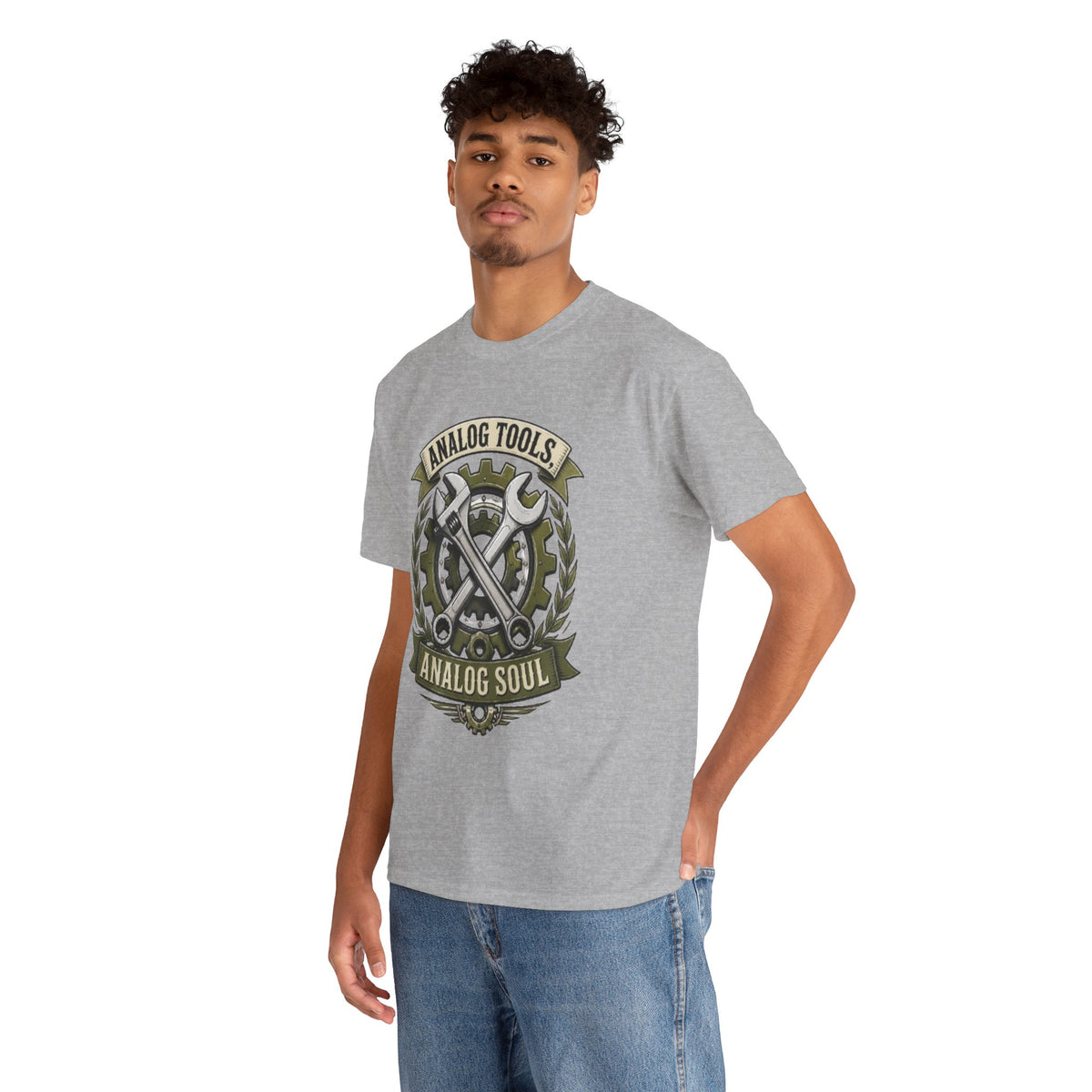 Analog Tools Analog Soul Tee — Vintage Mechanic Gear T-Shirt