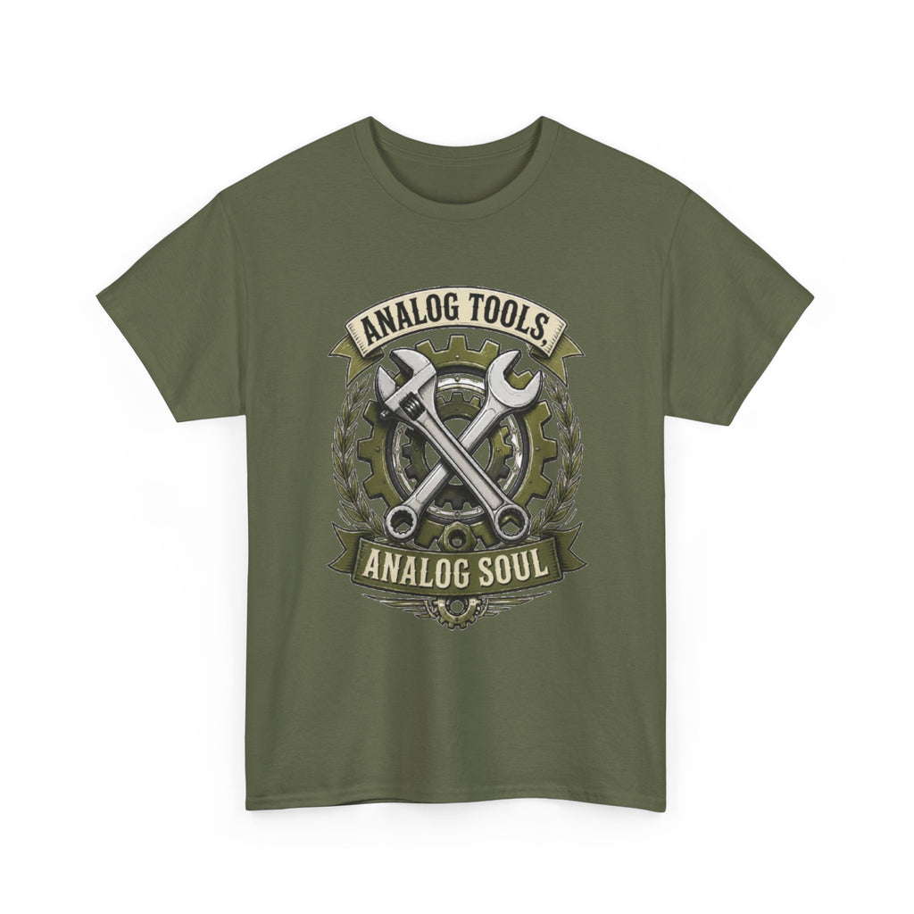 Analog Tools Analog Soul Tee — Vintage Mechanic Gear T-Shirt
