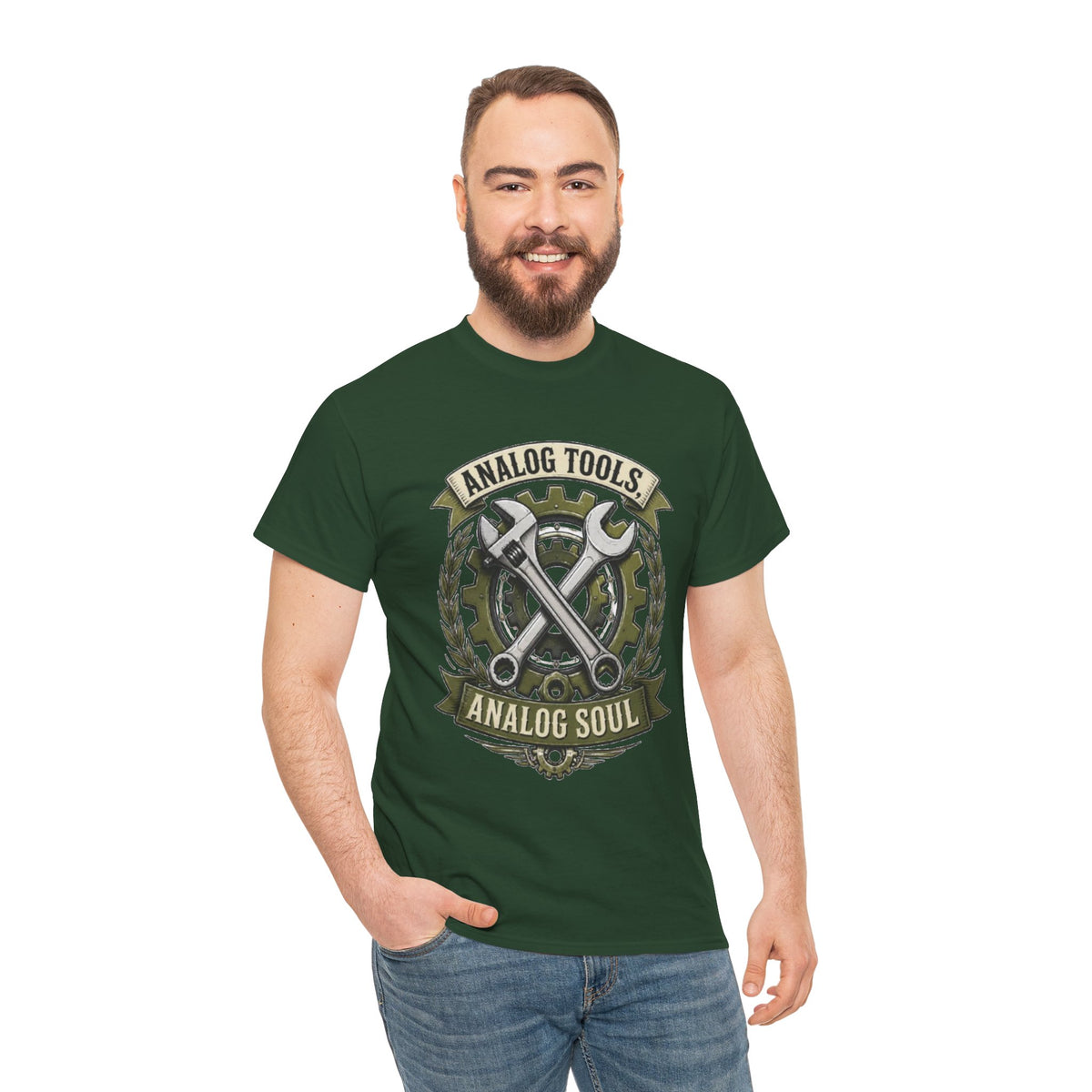 Analog Tools Analog Soul Tee — Vintage Mechanic Gear T-Shirt