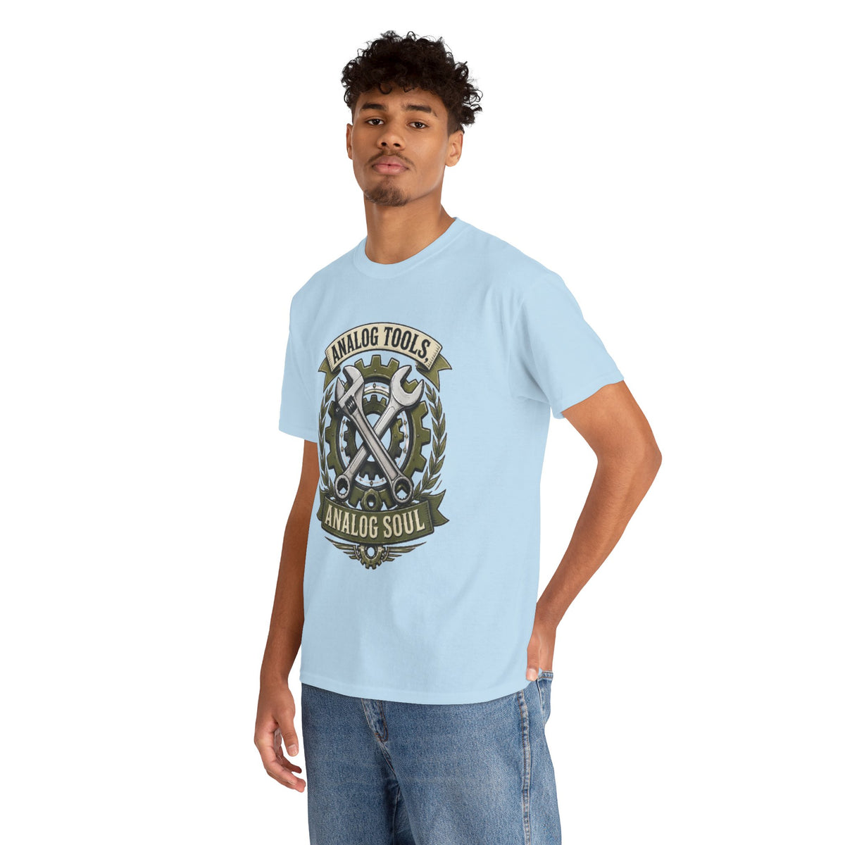 Analog Tools Analog Soul Tee — Vintage Mechanic Gear T-Shirt