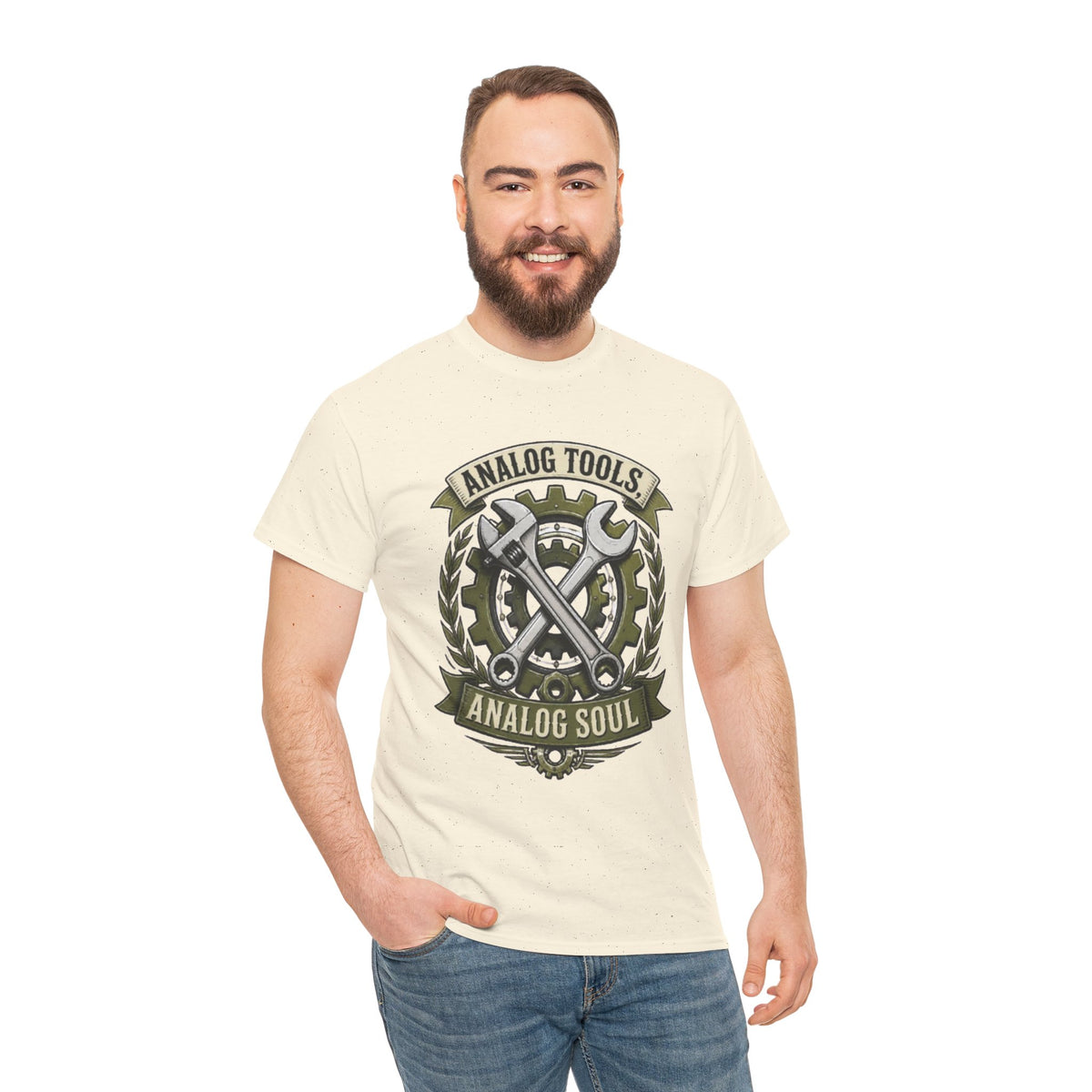 Analog Tools Analog Soul Tee — Vintage Mechanic Gear T-Shirt