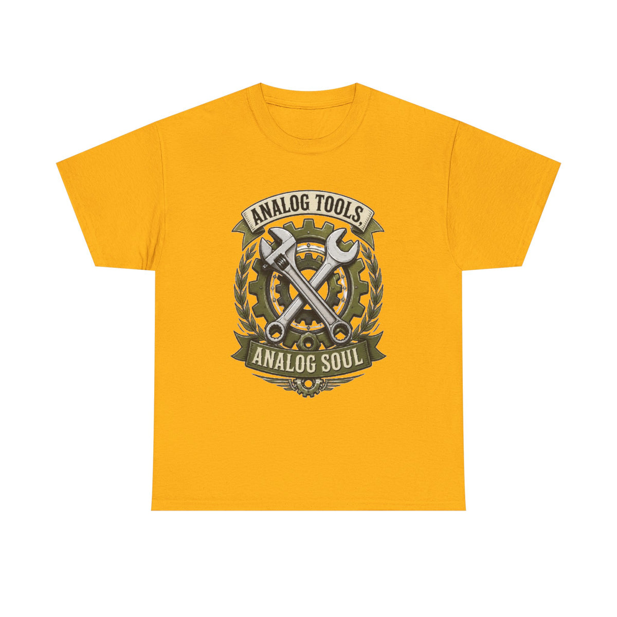 Analog Tools Analog Soul Tee — Vintage Mechanic Gear T-Shirt