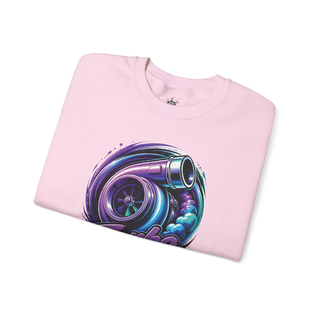 Crewneck Sweatshirt — Turbo Vibes Only Performance Graphic