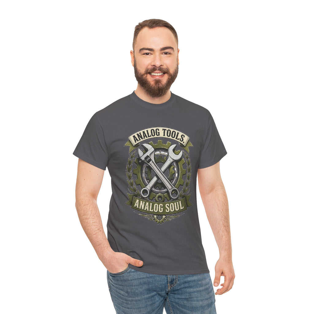 Analog Tools Analog Soul Tee — Vintage Mechanic Gear T-Shirt
