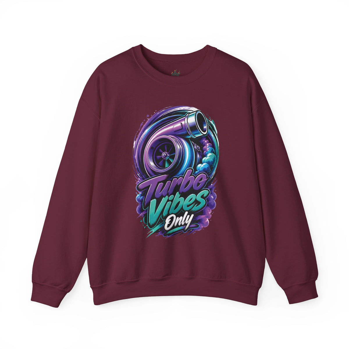 Crewneck Sweatshirt — Turbo Vibes Only Performance Graphic
