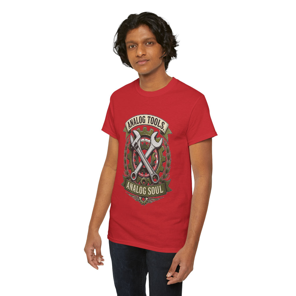 Analog Tools Analog Soul Tee — Vintage Mechanic Gear T-Shirt
