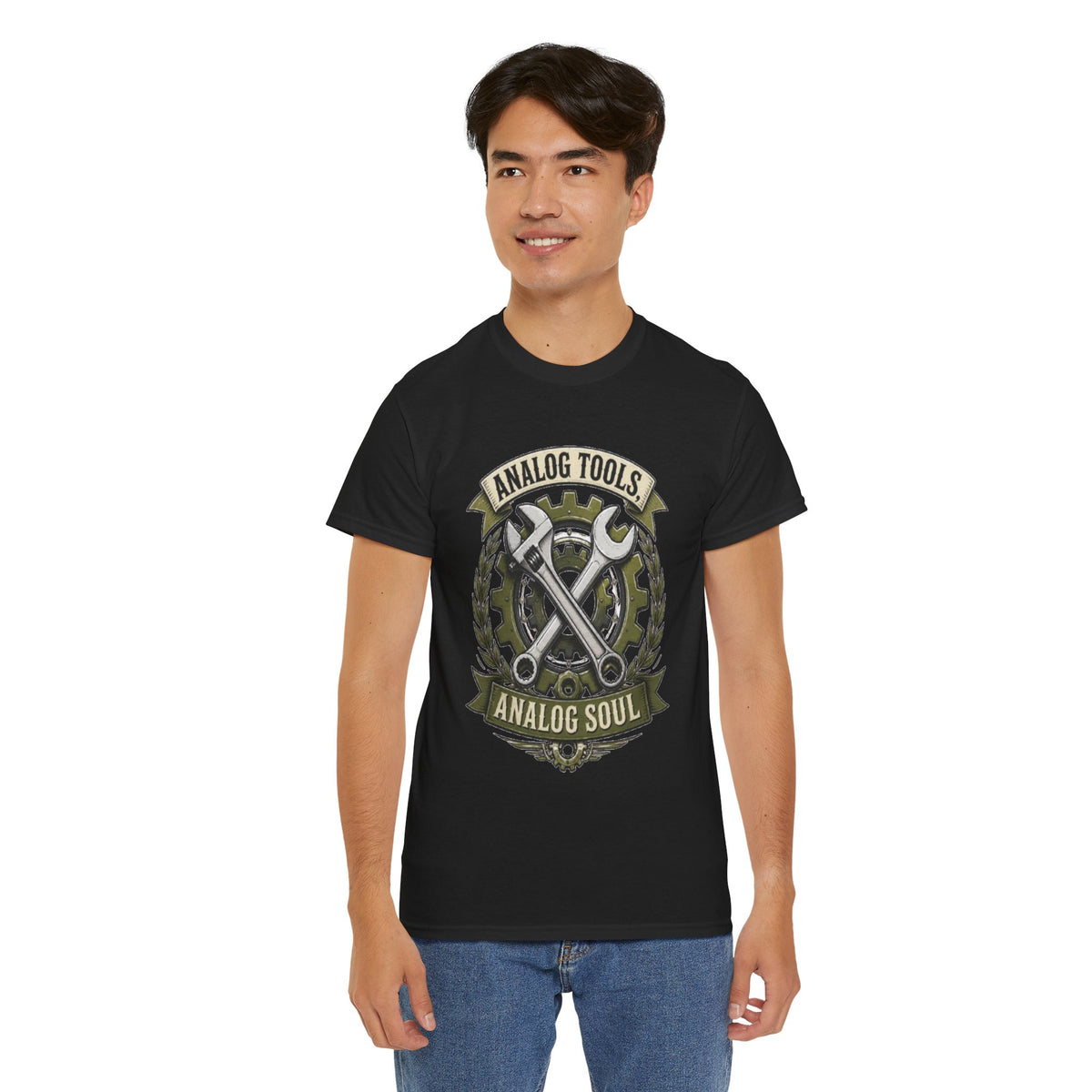 Analog Tools Analog Soul Tee — Vintage Mechanic Gear T-Shirt