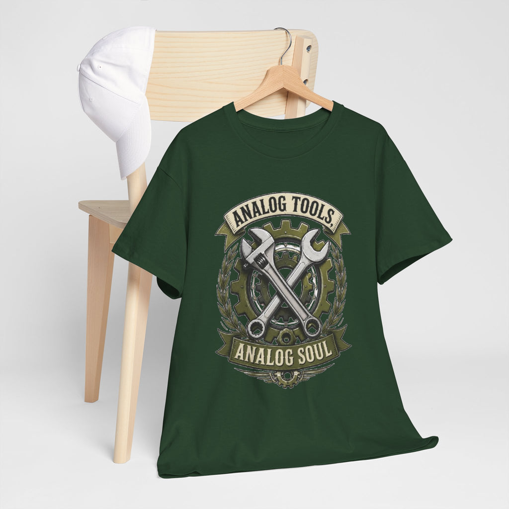 Analog Tools Analog Soul Tee — Vintage Mechanic Gear T-Shirt