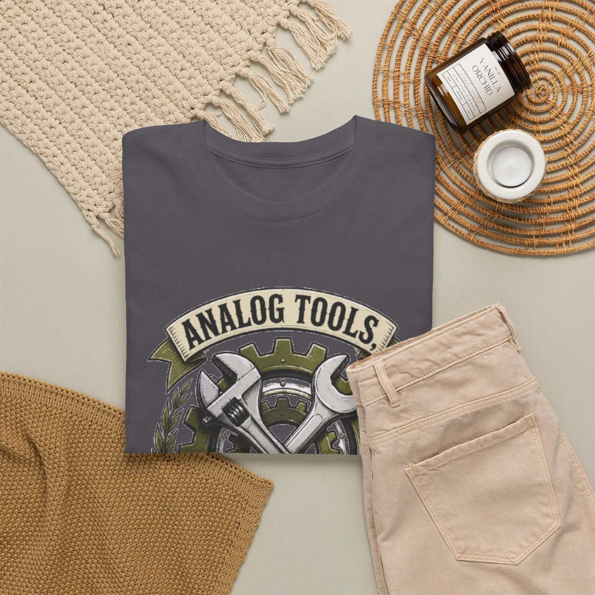 Analog Tools Analog Soul Tee — Vintage Mechanic Gear T-Shirt