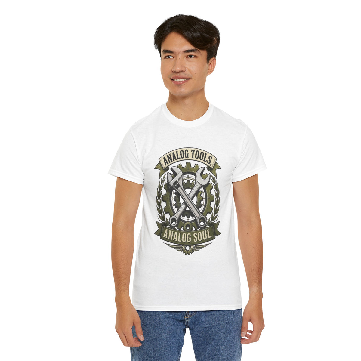 Analog Tools Analog Soul Tee — Vintage Mechanic Gear T-Shirt