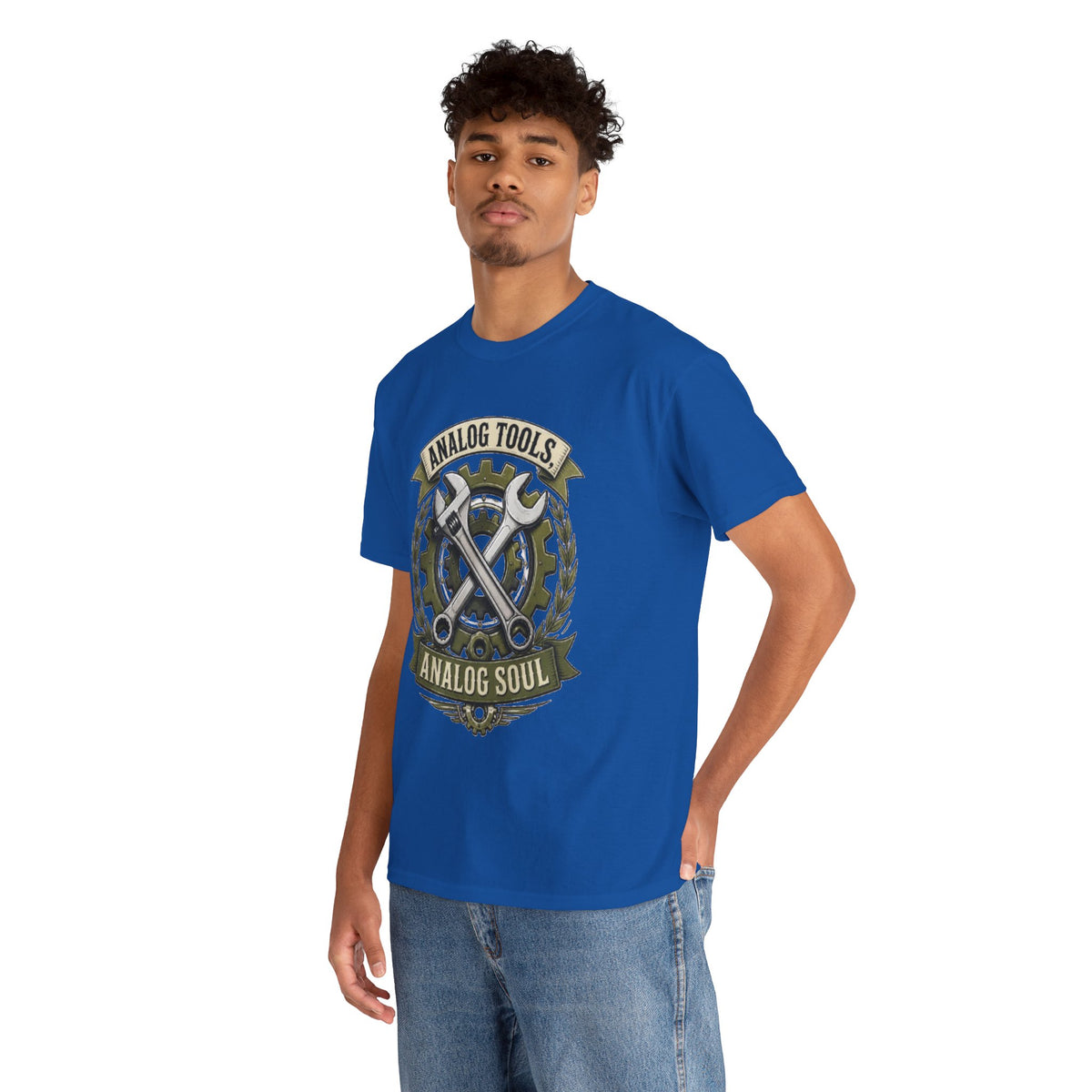 Analog Tools Analog Soul Tee — Vintage Mechanic Gear T-Shirt