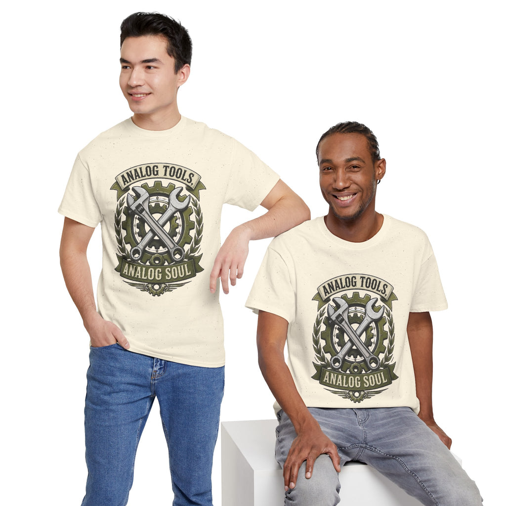 Analog Tools Analog Soul Tee — Vintage Mechanic Gear T-Shirt