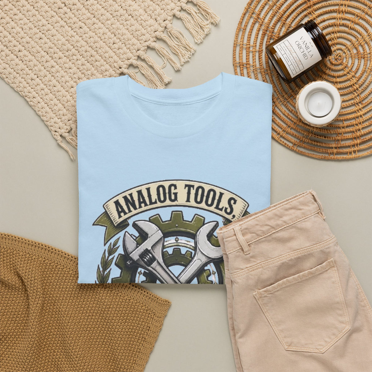 Analog Tools Analog Soul Tee — Vintage Mechanic Gear T-Shirt