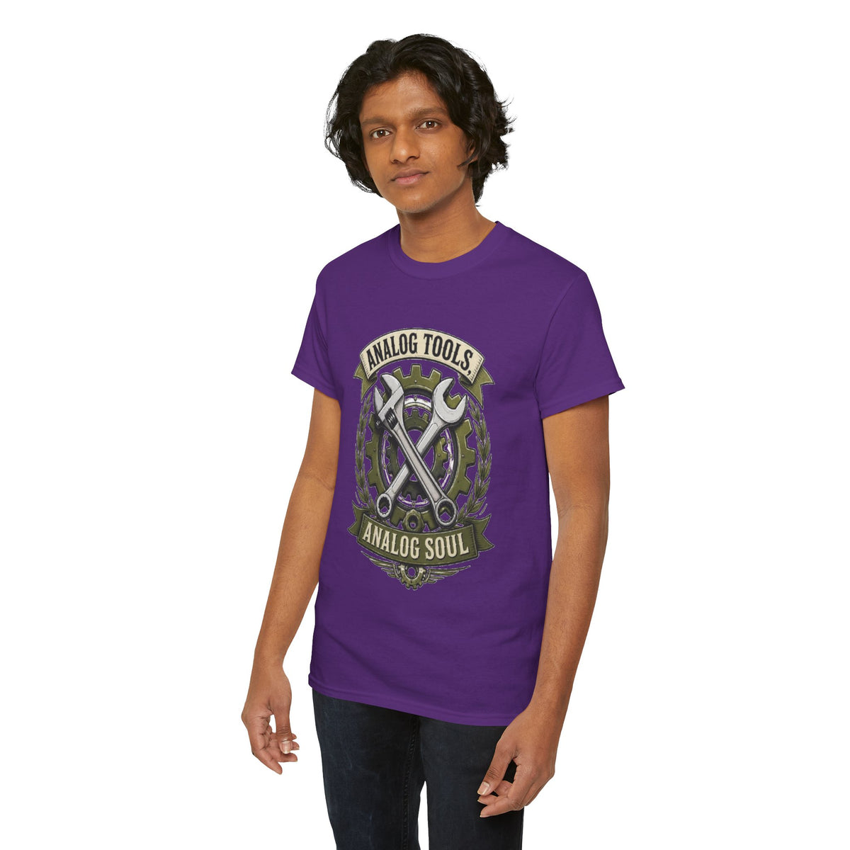 Analog Tools Analog Soul Tee — Vintage Mechanic Gear T-Shirt