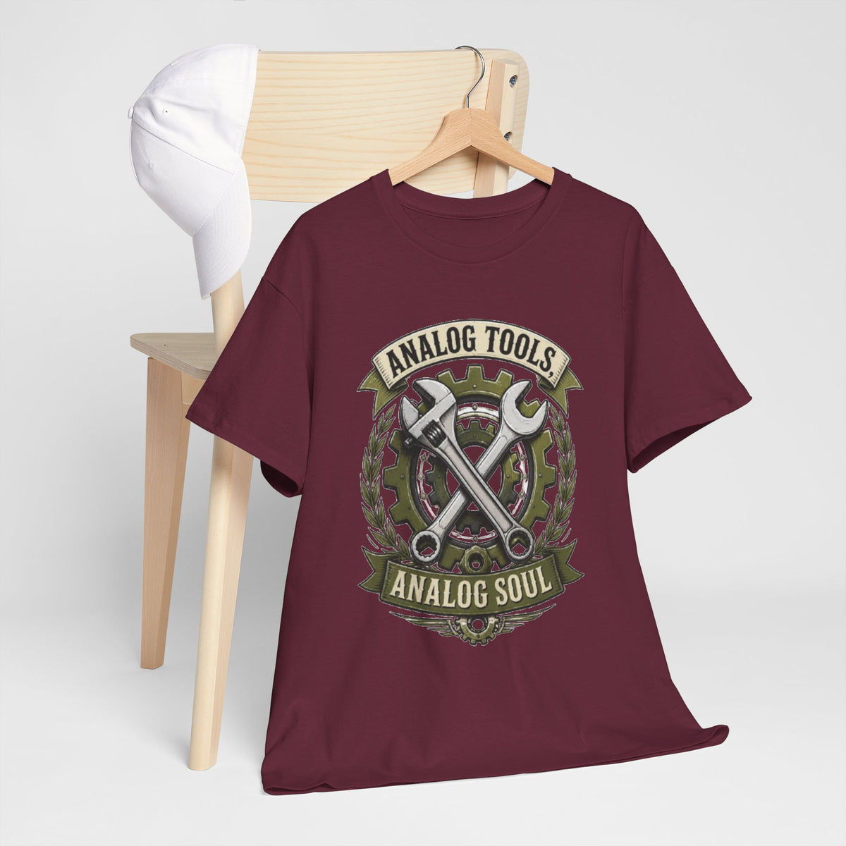 Analog Tools Analog Soul Tee — Vintage Mechanic Gear T-Shirt