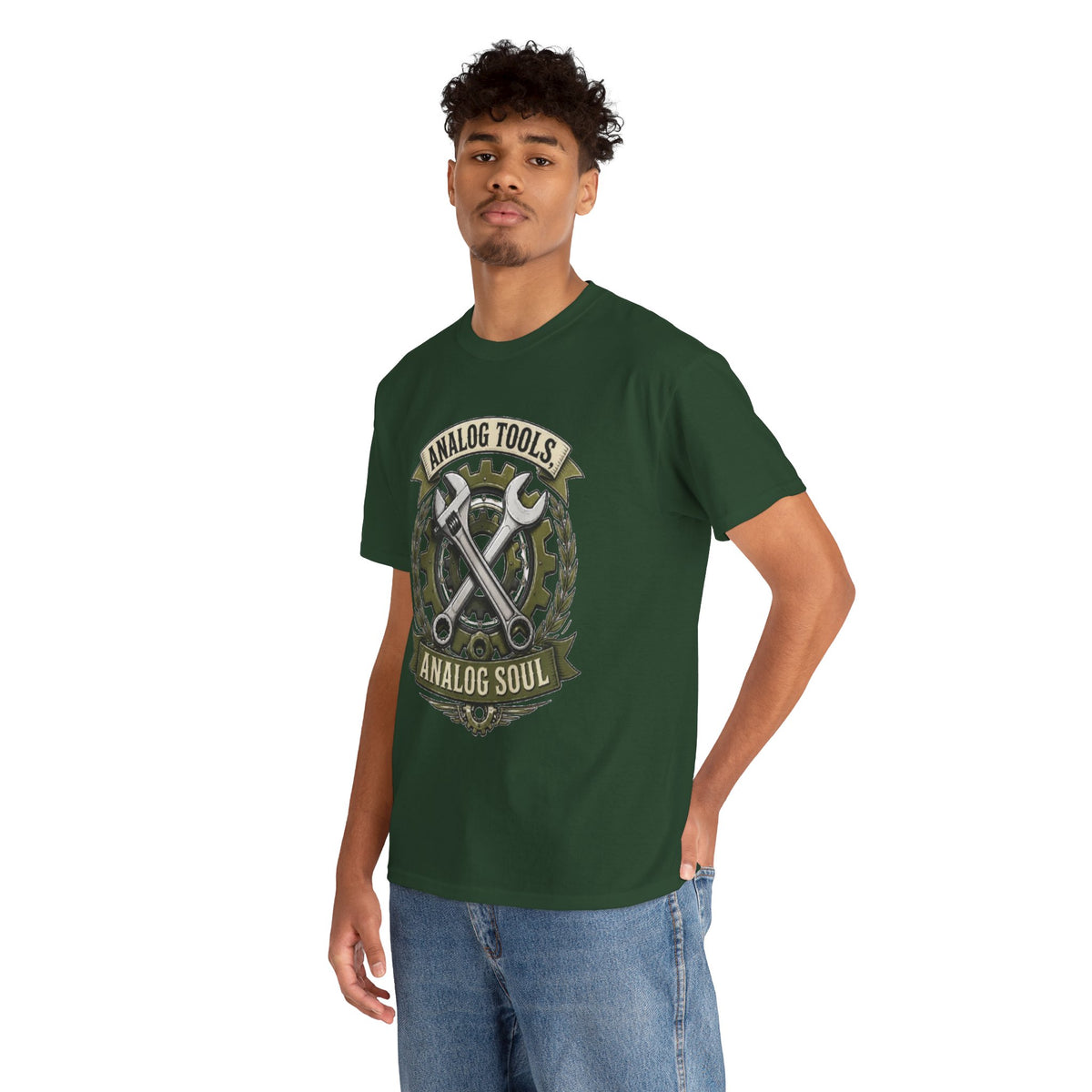 Analog Tools Analog Soul Tee — Vintage Mechanic Gear T-Shirt