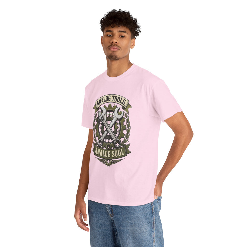 Analog Tools Analog Soul Tee — Vintage Mechanic Gear T-Shirt
