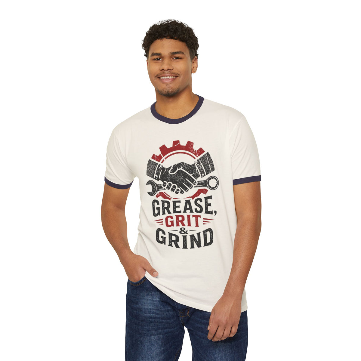 Grease, Grit & Grind Ringer T-Shirt