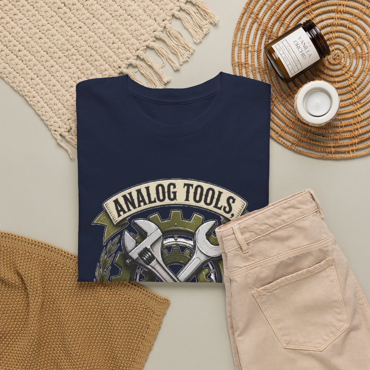 Analog Tools Analog Soul Tee — Vintage Mechanic Gear T-Shirt