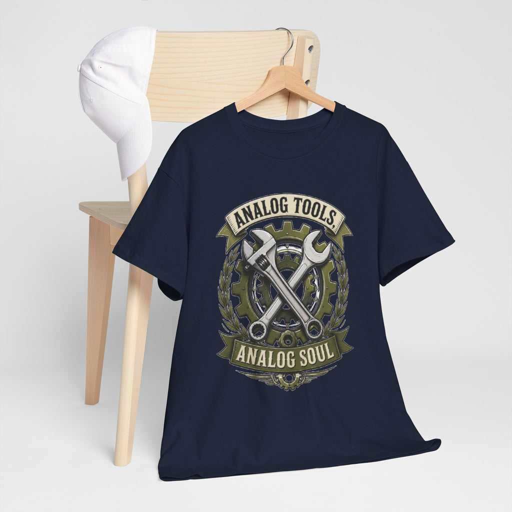 Analog Tools Analog Soul Tee — Vintage Mechanic Gear T-Shirt