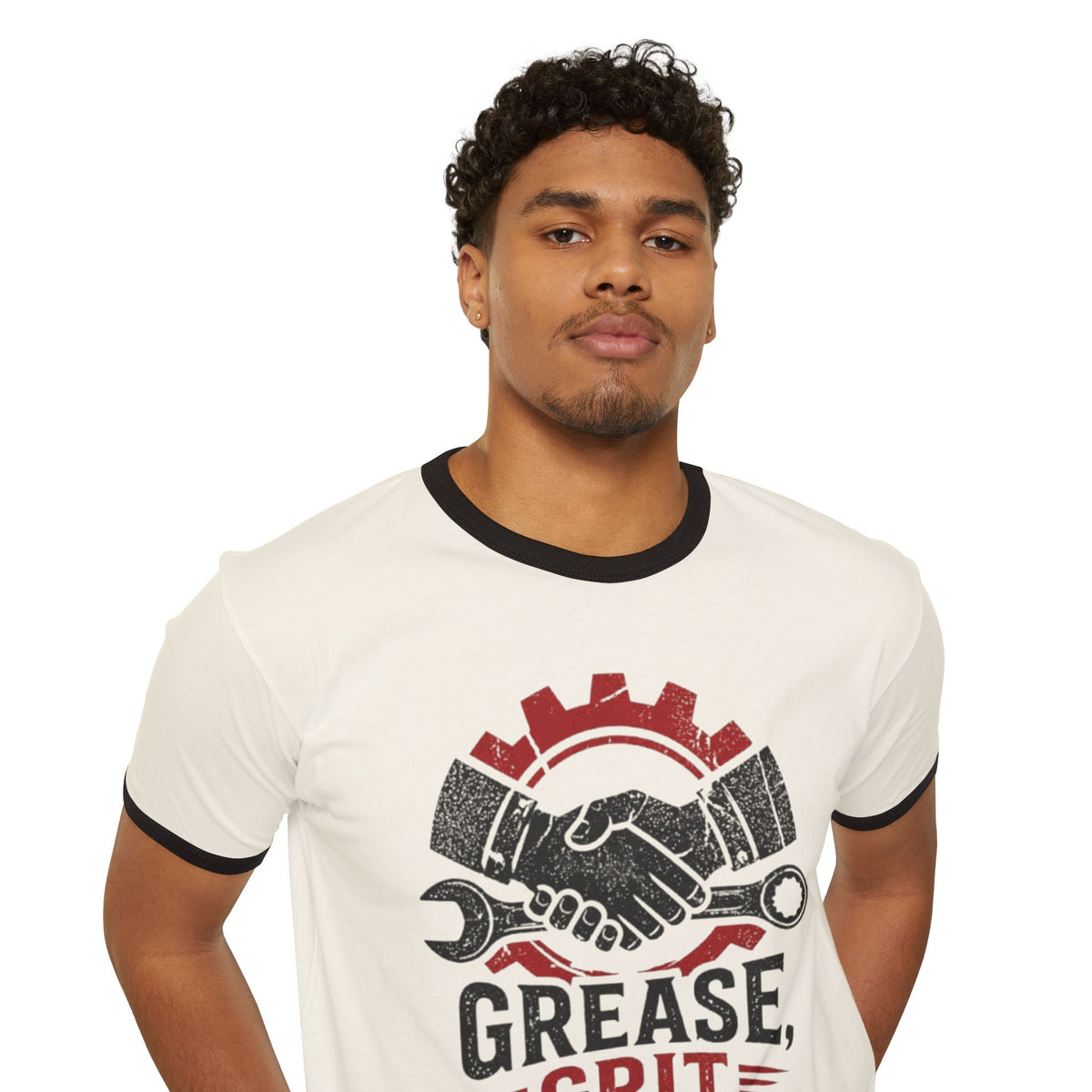 Grease, Grit & Grind Ringer T-Shirt