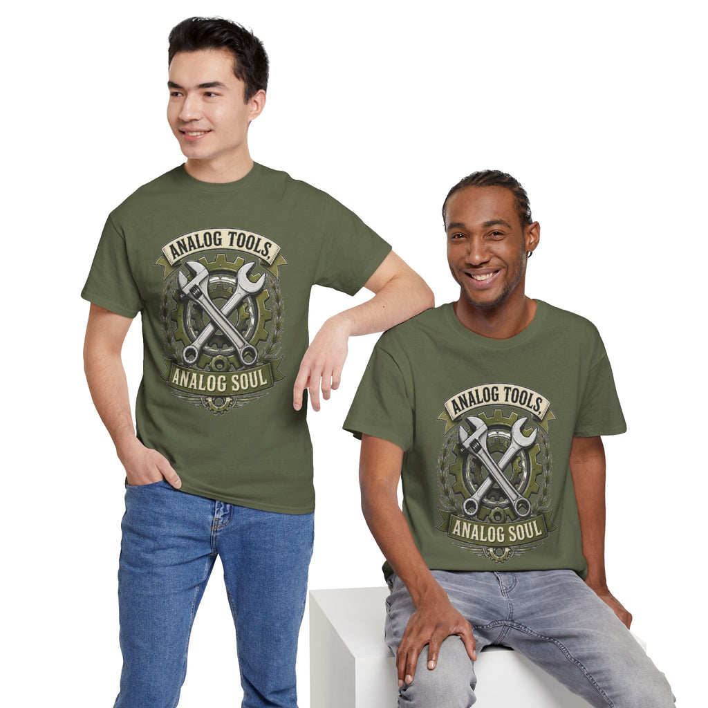 Analog Tools Analog Soul Tee — Vintage Mechanic Gear T-Shirt