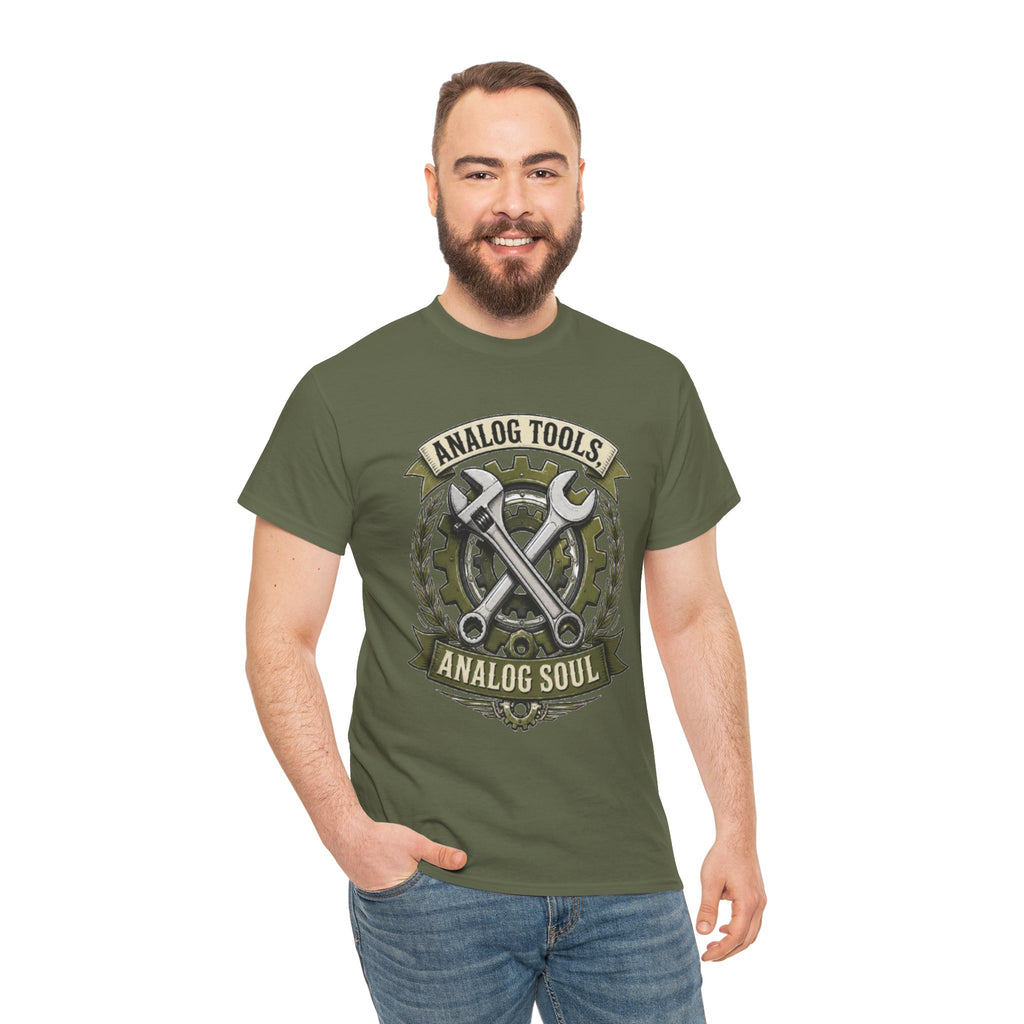Analog Tools Analog Soul Tee — Vintage Mechanic Gear T-Shirt