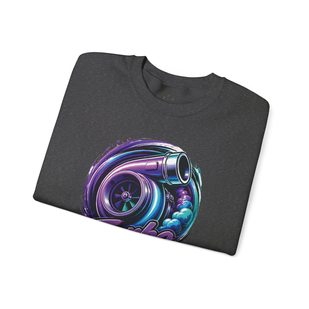 Crewneck Sweatshirt — Turbo Vibes Only Performance Graphic