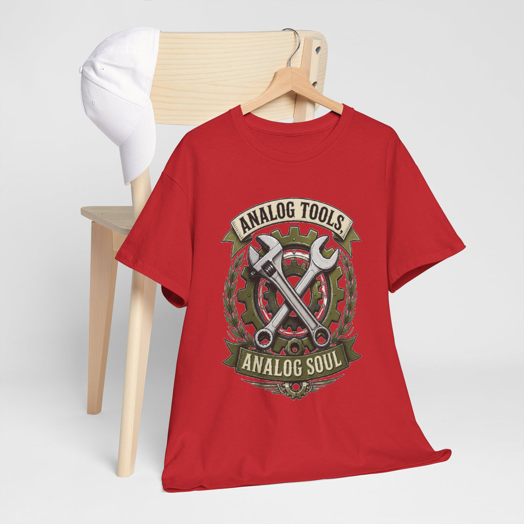 Analog Tools Analog Soul Tee — Vintage Mechanic Gear T-Shirt