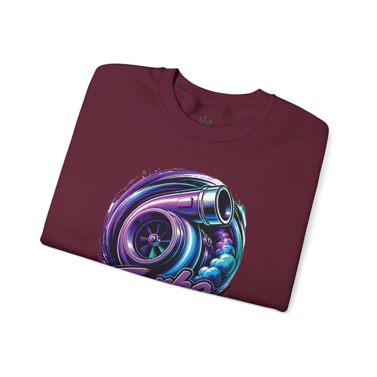 Crewneck Sweatshirt — Turbo Vibes Only Performance Graphic