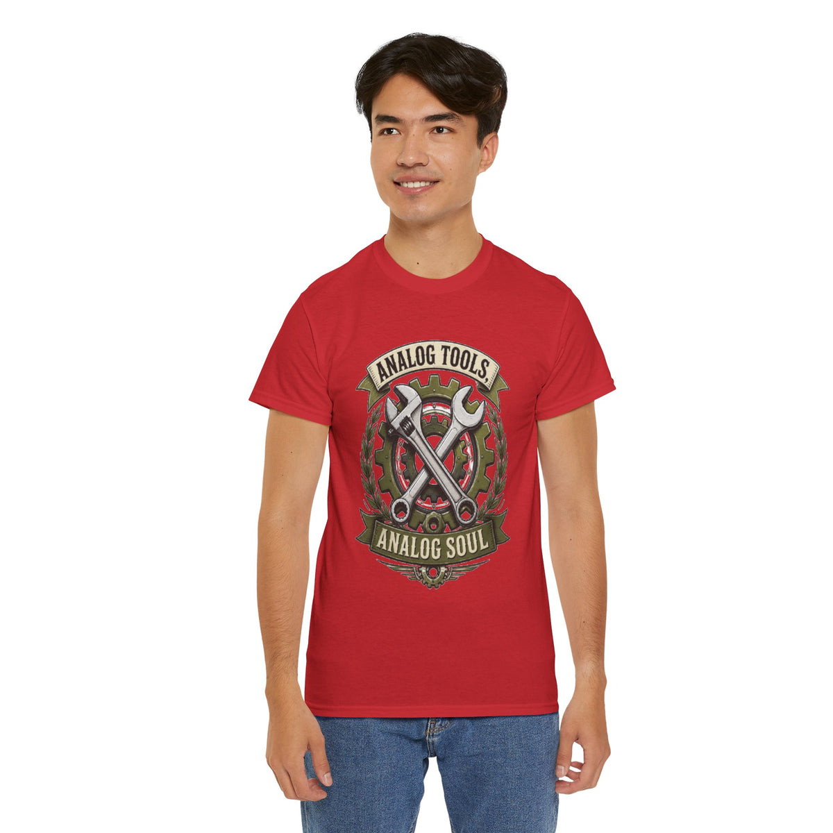 Analog Tools Analog Soul Tee — Vintage Mechanic Gear T-Shirt