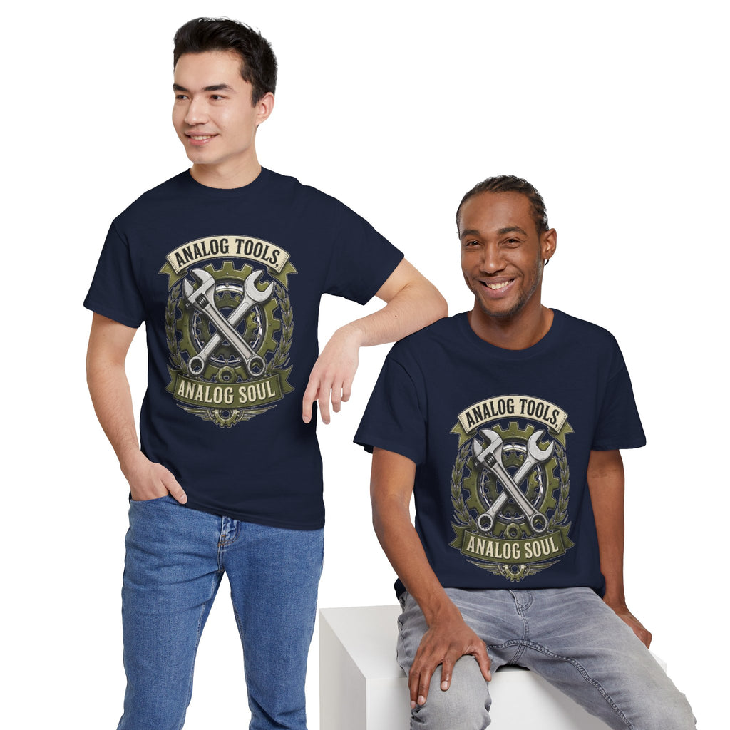 Analog Tools Analog Soul Tee — Vintage Mechanic Gear T-Shirt