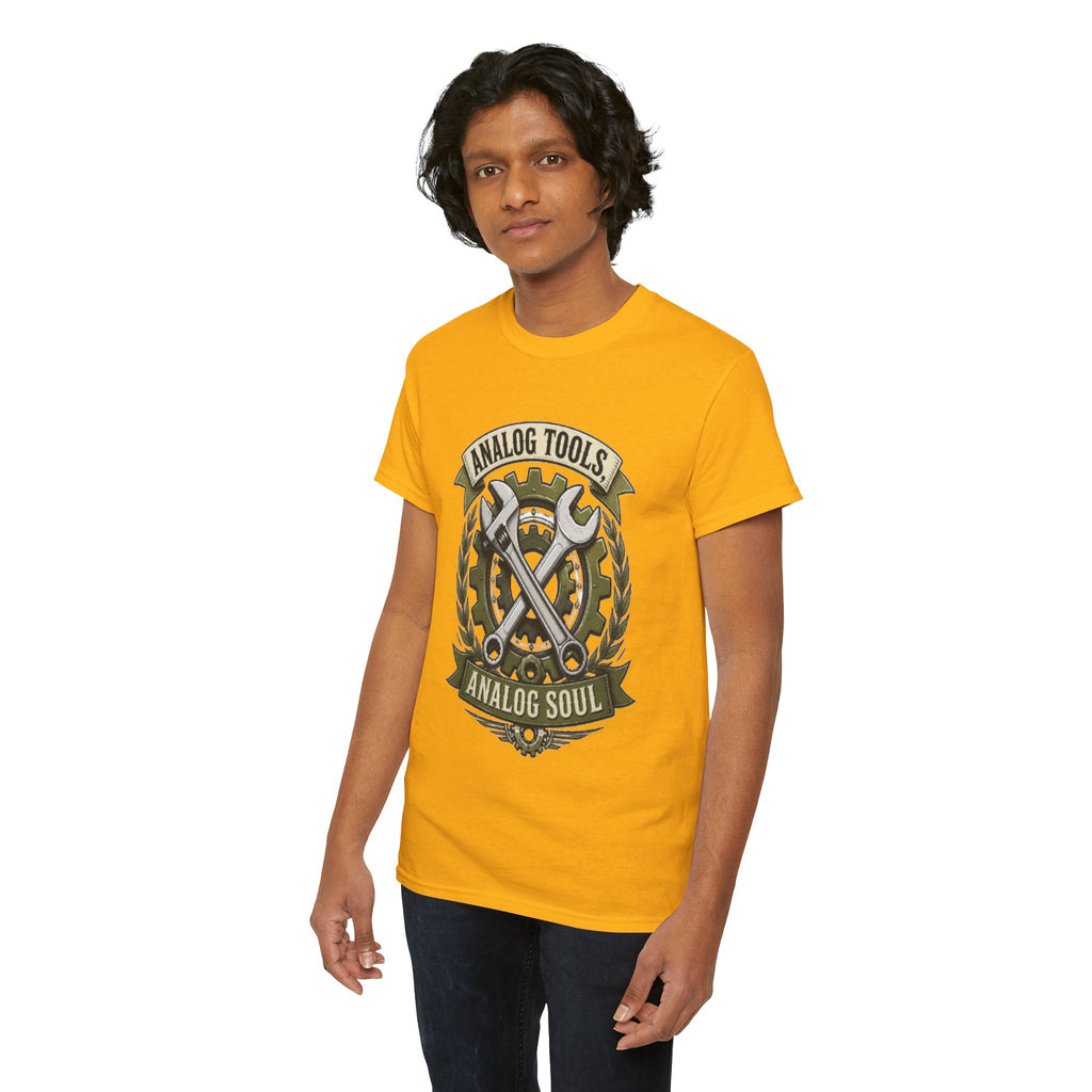 Analog Tools Analog Soul Tee — Vintage Mechanic Gear T-Shirt