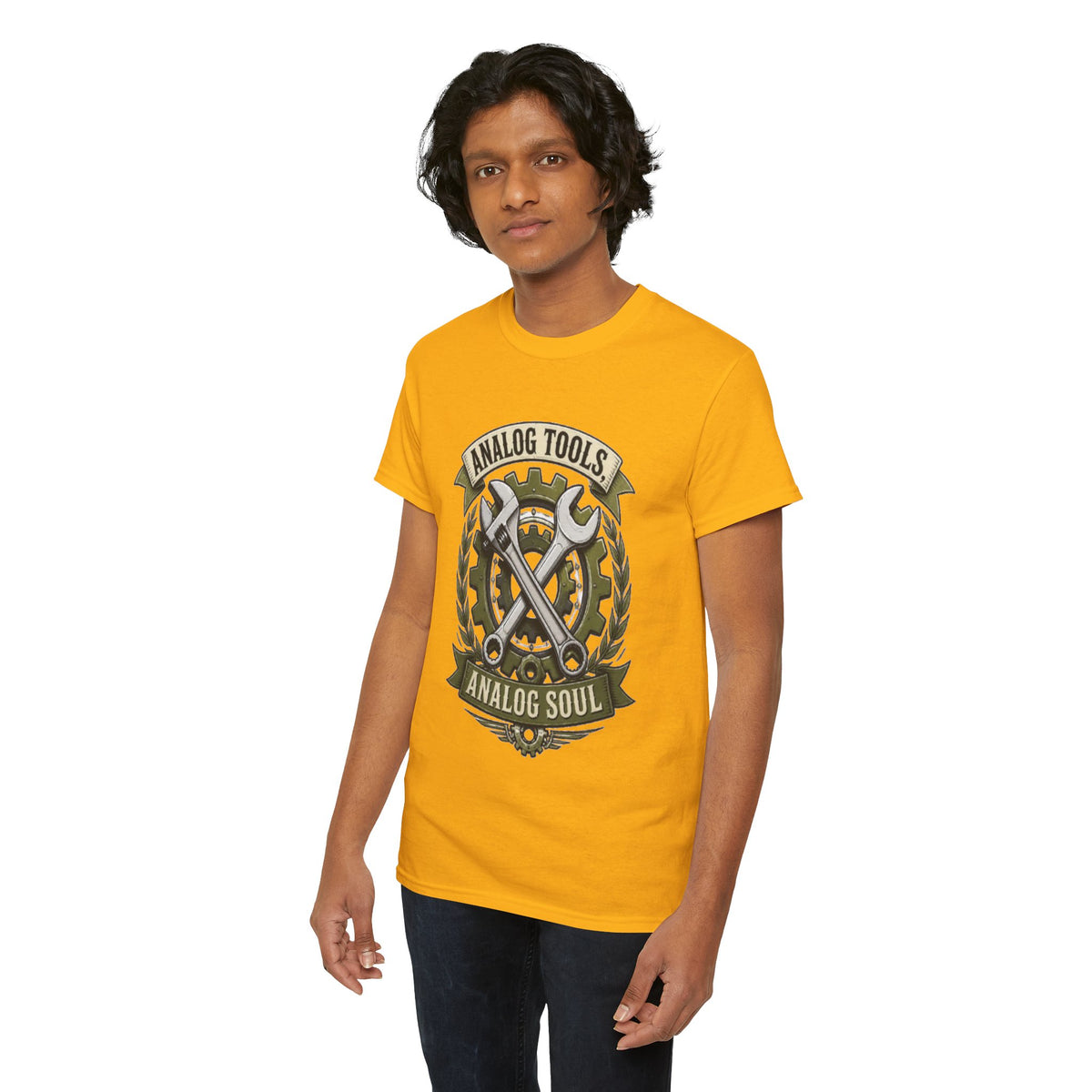 Analog Tools Analog Soul Tee — Vintage Mechanic Gear T-Shirt