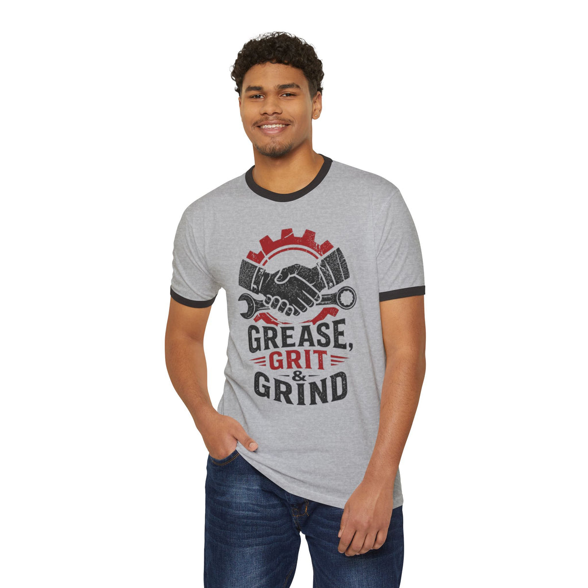Grease, Grit & Grind Ringer T-Shirt